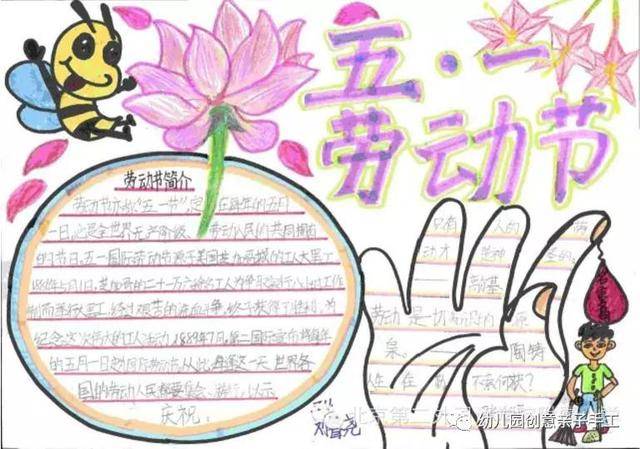 五一劳动节小学生手抄报:给孩子做节日最后的参考