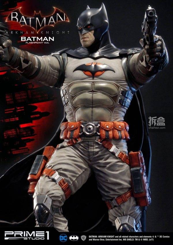 studio《蝙蝠侠:阿卡姆骑士》batman flashpoint version 闪点蝙蝠侠