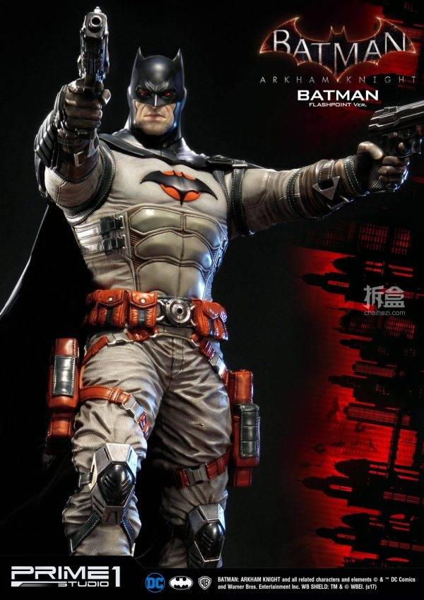 prime 1 studio《蝙蝠侠:阿卡姆骑士》batman flashpoint version