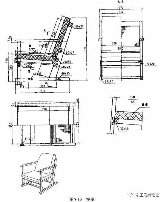 沙发的结构制造工艺