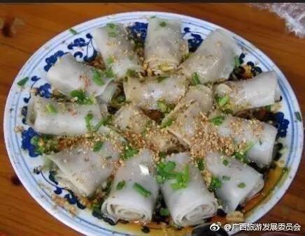 广西卷粉和肠粉很像 通常用来当早餐或在下午茶食用