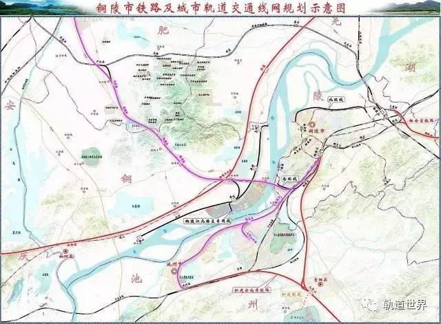 一桥:即g3铜陵长江公铁大桥; 三路:即合庐铜客货铁路,铜枞宜市域铁路