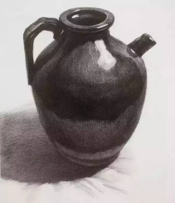 素描陶罐的画法,陶罐临摹范本