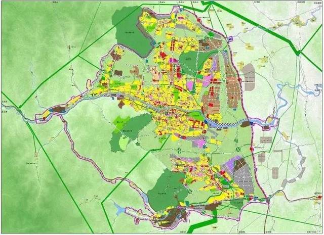 阳泉市城市总体规划(2011-2030年)中心城区用地规划图放出!