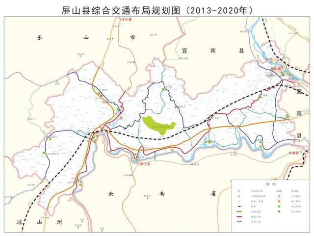 屏山县新县城景象 屏山县行政中心 由中国纱线网与屏山县投资促进局