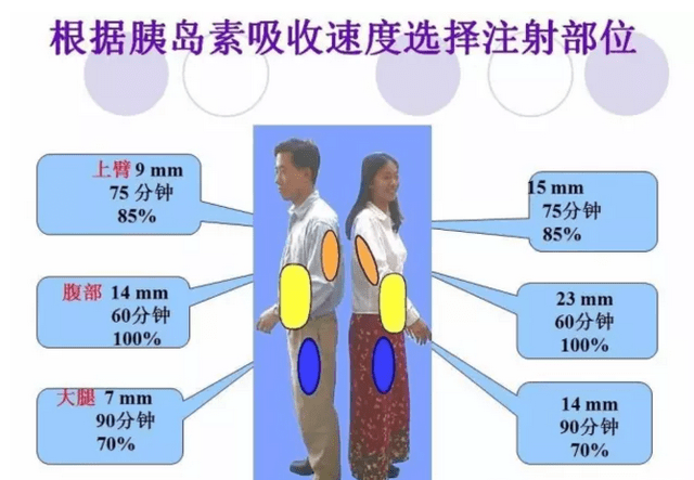 胰岛素属于皮下注射,对于消瘦型的糖友,建议捏起皮肤来注射,以免