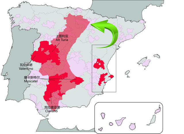西班牙葡萄酒产区最详细学习资料