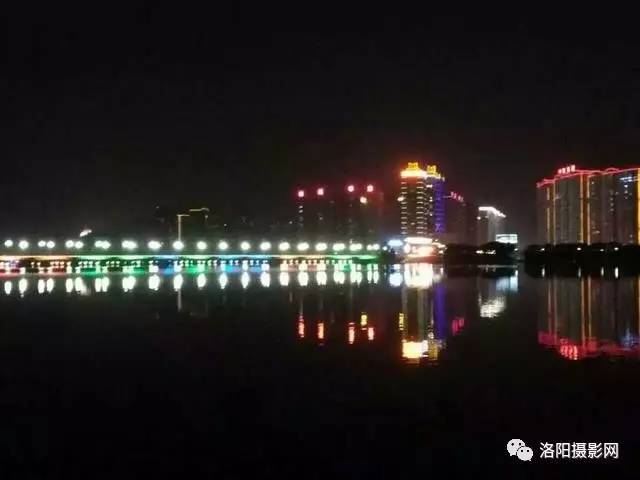 洛阳休闲生活,洛浦公园夜景