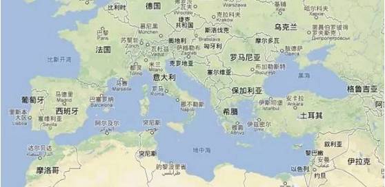 地中海沿岸,包括埃及,西班牙,意大利,希腊,以及土耳其等国家.