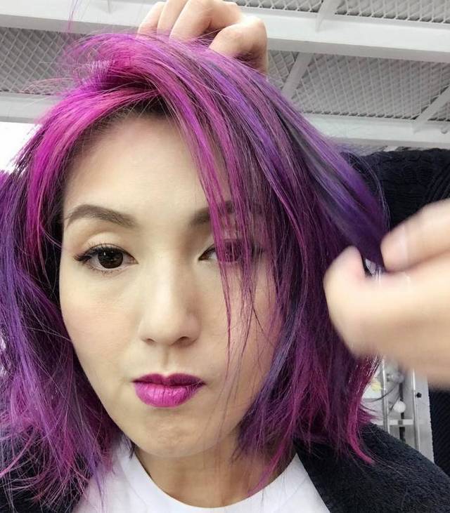 为什么紫色头发突然大火?可能因为"春娇紫"真的有点好看的!