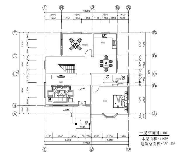 2套别墅自建户型,有庭院车库,30万多么?含图纸