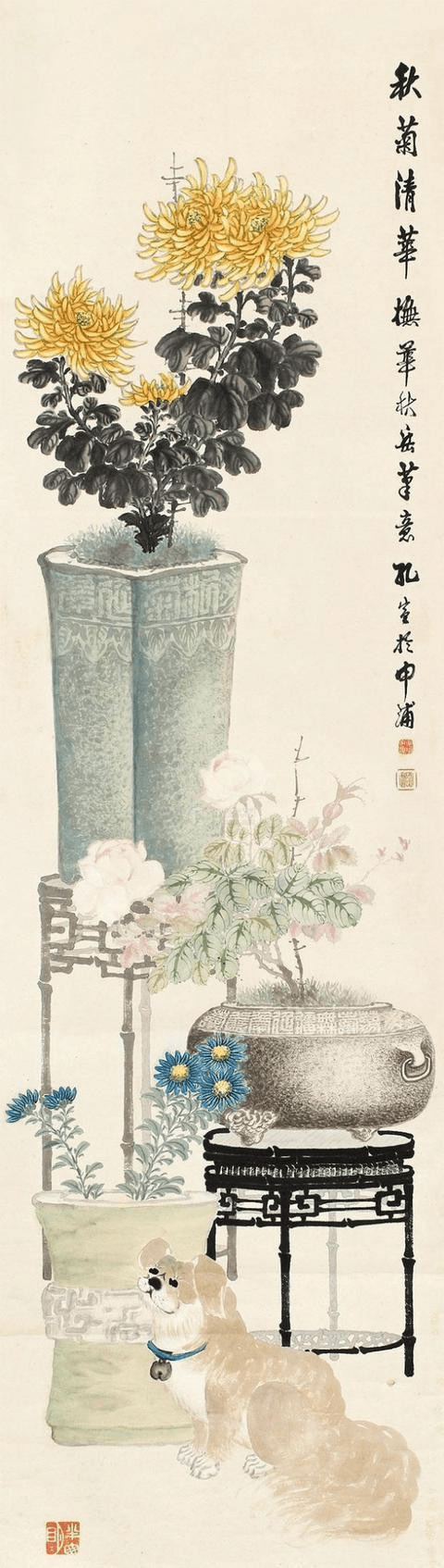 国画鉴赏|花卉博古画欣赏