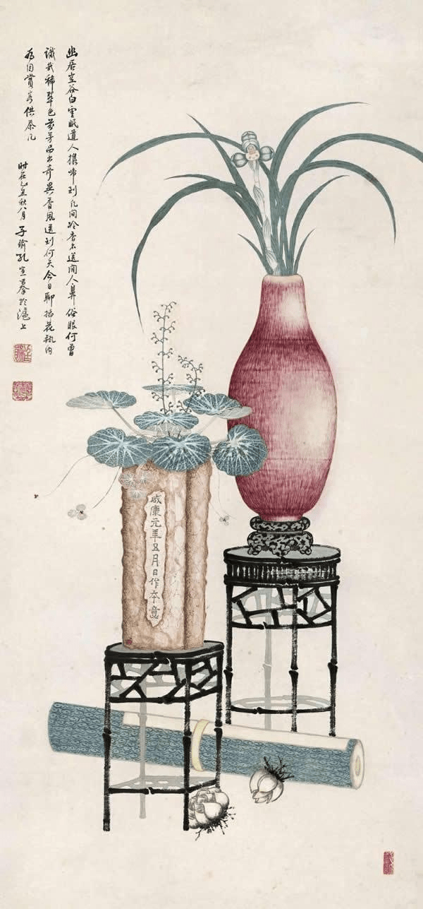 国画鉴赏|花卉博古画欣赏