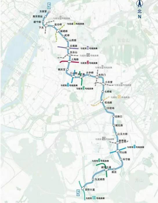 最新消息:南京地铁5号线8场站规划确定!设计高大上