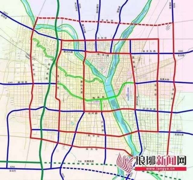 北京人都说我家在几环几环, 根据2013年我市制定的临沂三环规划, 规划
