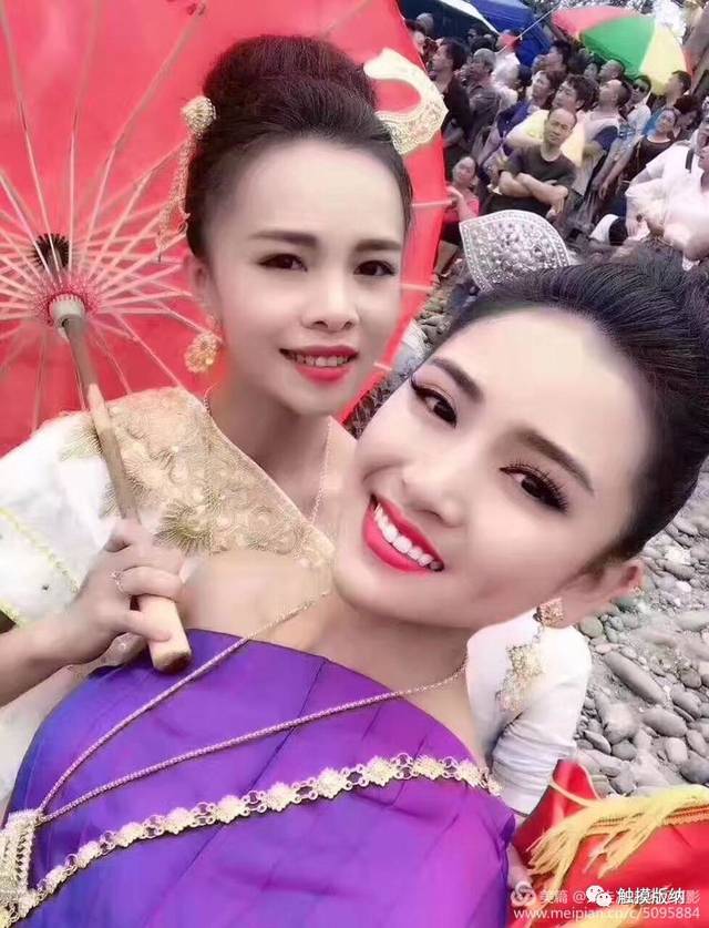 在西双版纳!这是我见过最漂亮的傣族美女大图集,美翻啦