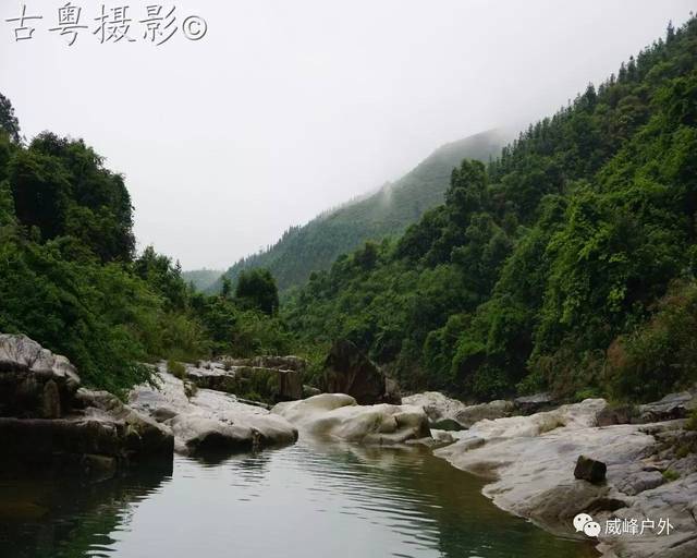 连山小三江一处神秘溪谷 景色堪比星级景区