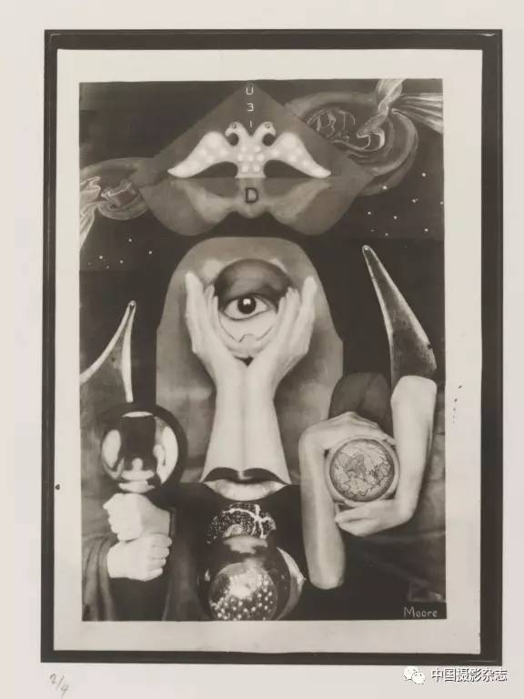 《无效的忏悔录》中第一幅摄影蒙太奇作品,制作于1930年