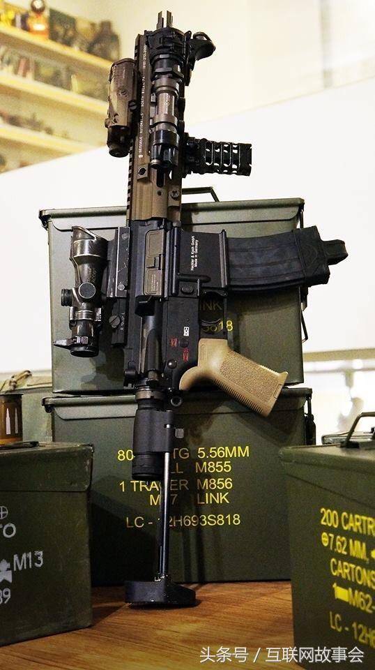 枪火26,德国hk公司hk416突击步枪,很多特种兵自费购买