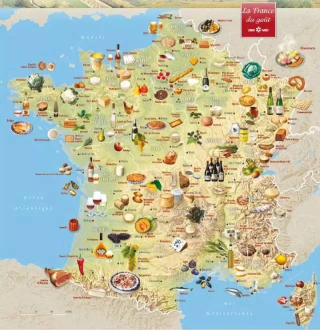 法国地图原来可以这样来解释