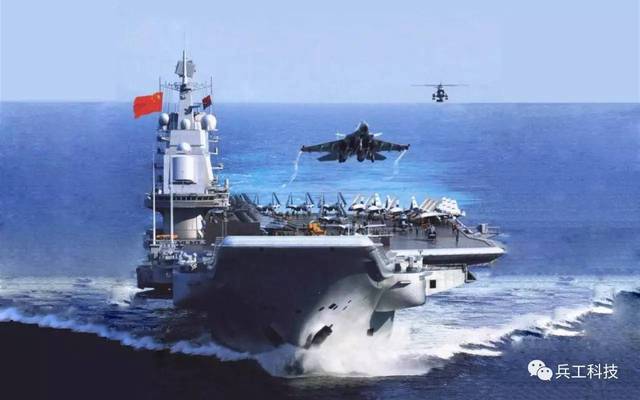 图注:中国海军"辽宁"号航母,主要将起到训练和试验作用,为后续国产