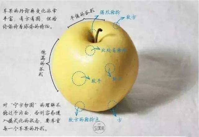 素描苹果就是用来吃的如果会画就再好不过了