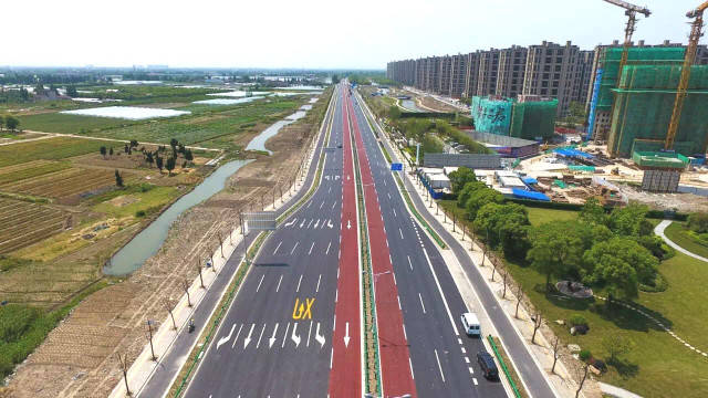 浦星公路(丰南路~环城北路)改建工程明天建成通车!奉贤往返市区更方便