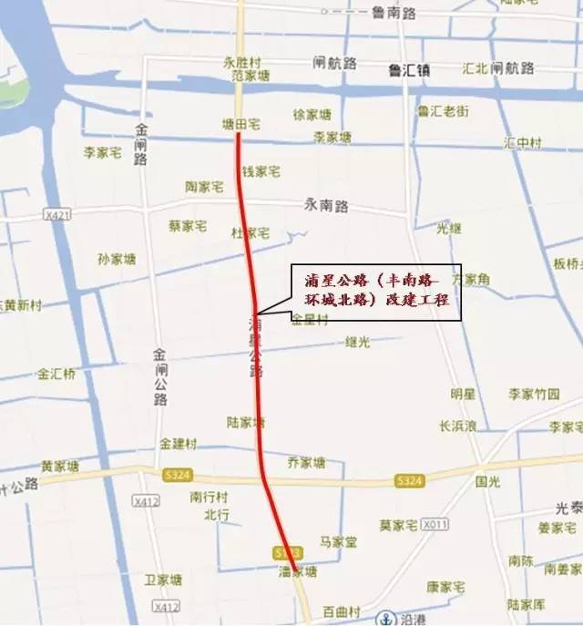 浦星公路改建工程今日通车 奉贤往来闵行更方便!