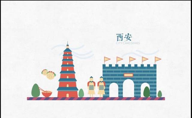 中国城市名片插画设计,哪一副最get到你的内心?