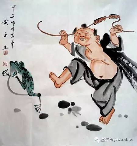 水墨漫画 雅致里透着中国式幽默