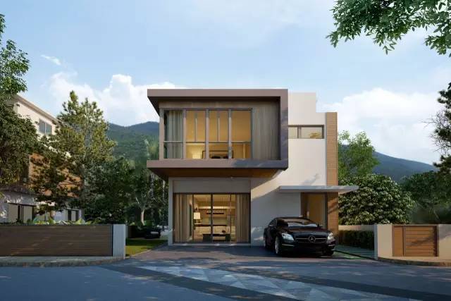 清迈#sky villas,国际建筑师操刀设计典雅 经济型别墅,每栋均享有"