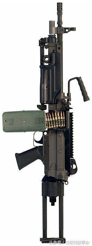 枪火28m249军用轻机枪美国步兵最常用的压制性武器