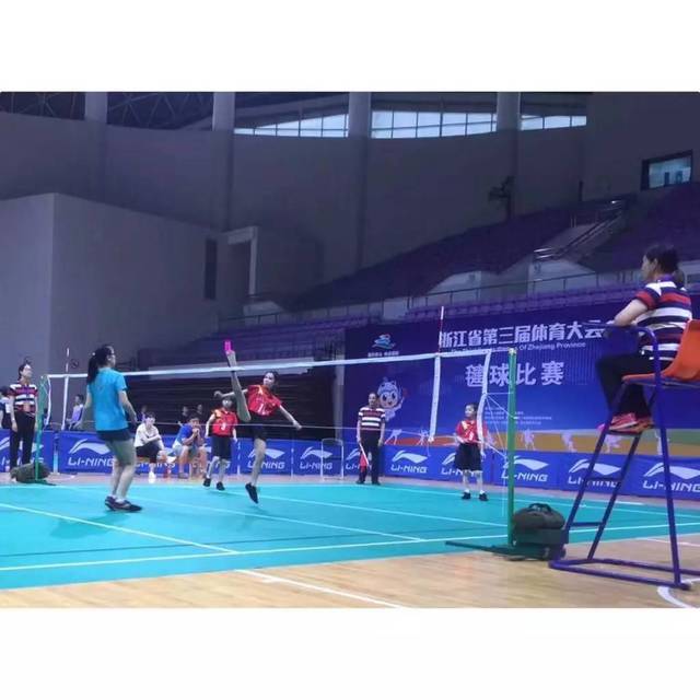 爵溪学校毽球队在浙江省第三届体育大会毽球比赛中喜获一金一银三铜