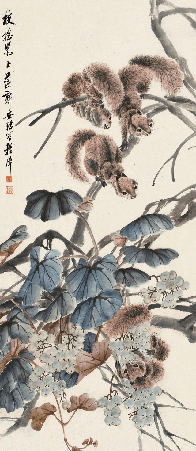 清代 程璋花鸟画欣赏