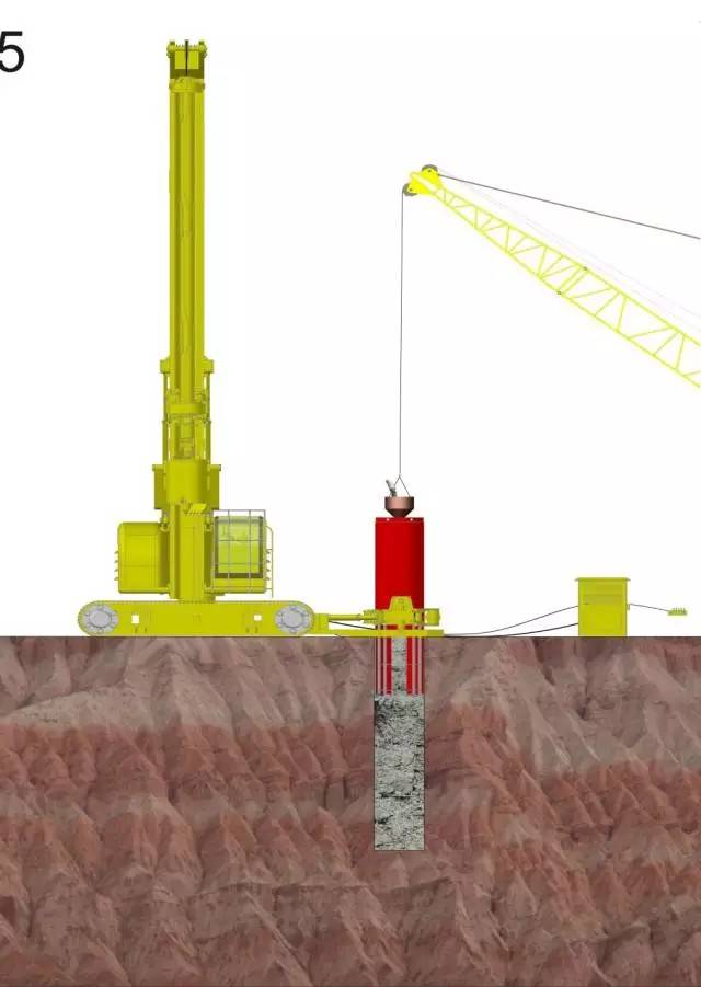 图文详解旋挖钻机 搓管机施工工法