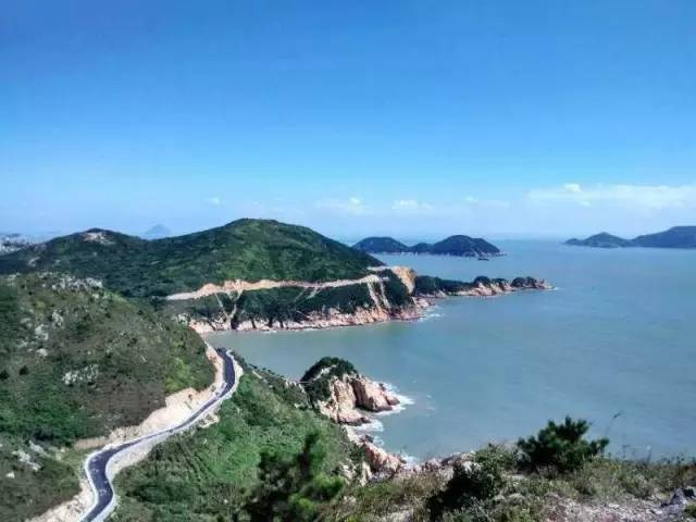 滨海绿道 greenway  在温岭,夏天最喜欢的事儿就是在石塘滨海绿道上