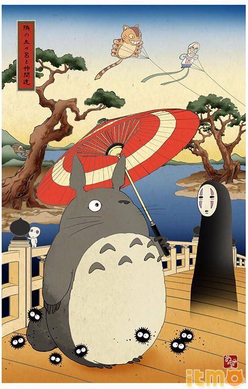 日本传统绘画风格"浮世绘" 现代二次元与江户时代的结合