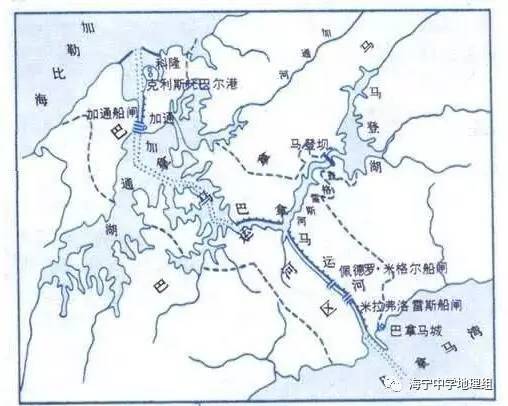 巴拿马运河于1914年竣工,1915年通航,1920年起运河成为国际通航水道.