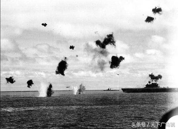二战影像 1942年美国对日本 中途岛战役