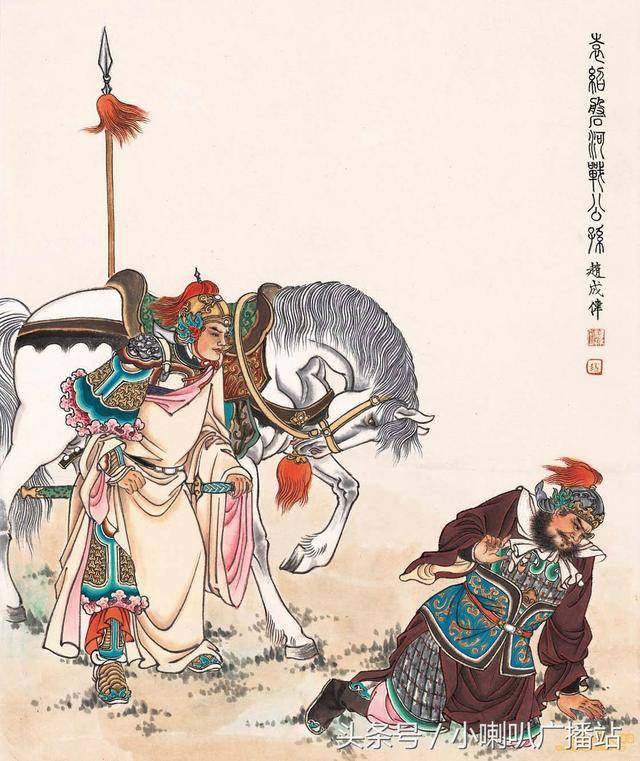 细腻逼真,三国典故彩色工笔画欣赏