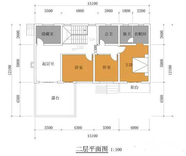 20万2层农村自建房,带独立柴火房符合农村设计,内含平面图