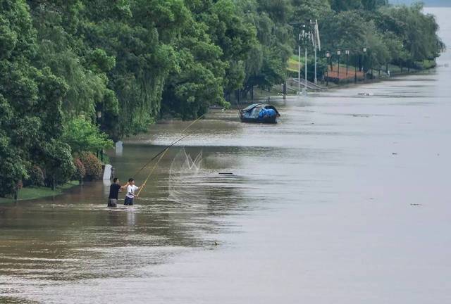 洪水过后的公园让桐庐人心疼,新一轮降雨又来了