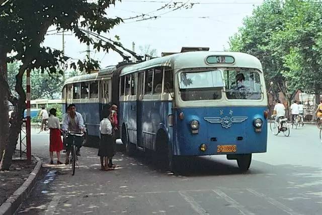 杭州,1983,无轨电车