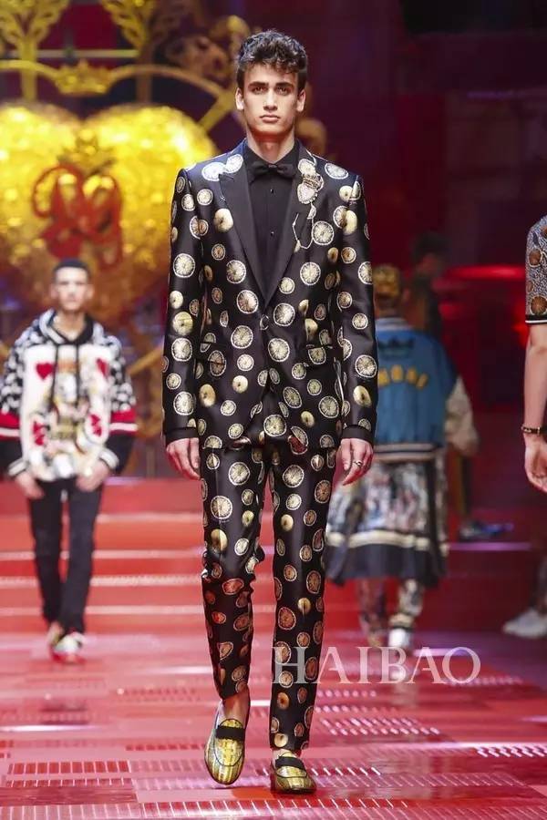 杜嘉班纳 dolce&gabbana 2018春夏男装秀