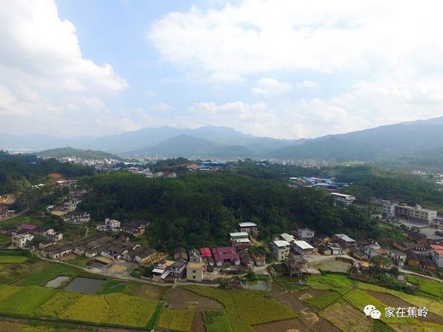 震撼!航拍蕉岭县广福镇全景图,有没有找到你家?