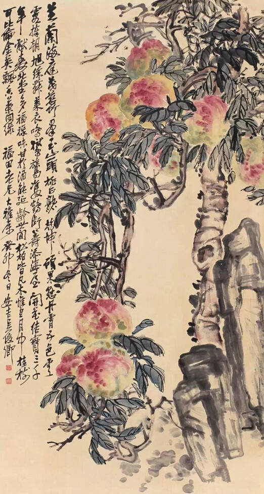 现在正是桃子成熟的季节:来看看大师们画的桃子