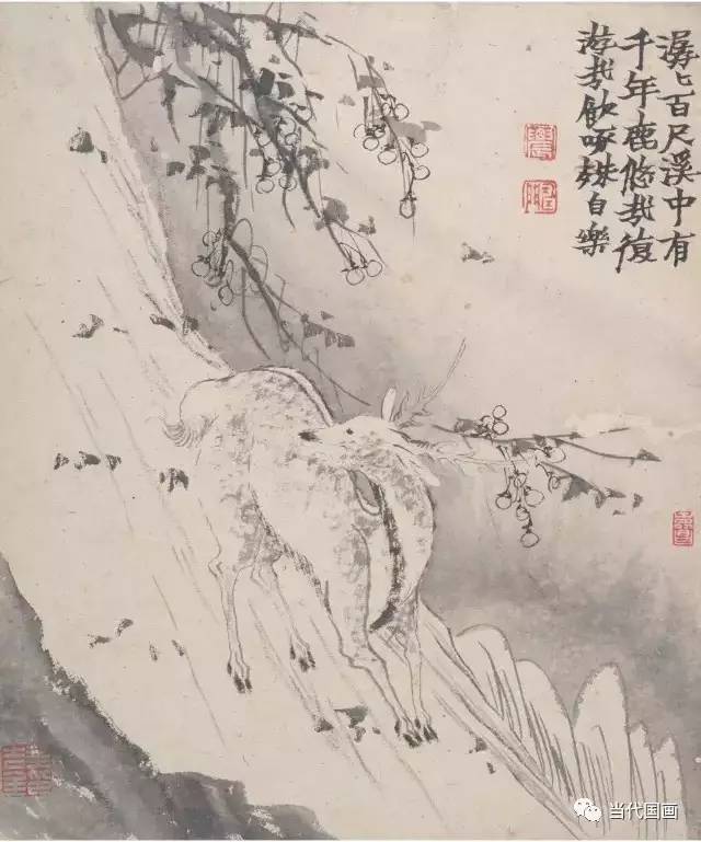 历代名家画鹿图锦集(珍藏)