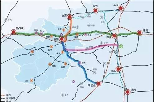 届时,郑州到中原城市群的其他8个城市, 不到1个小时都能到达,郑州到