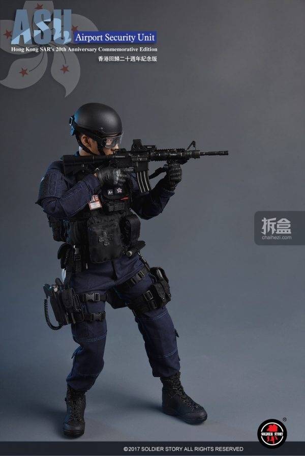 soldierstory 1/6 香港机场特警队asu【香港回归20周年纪念版】