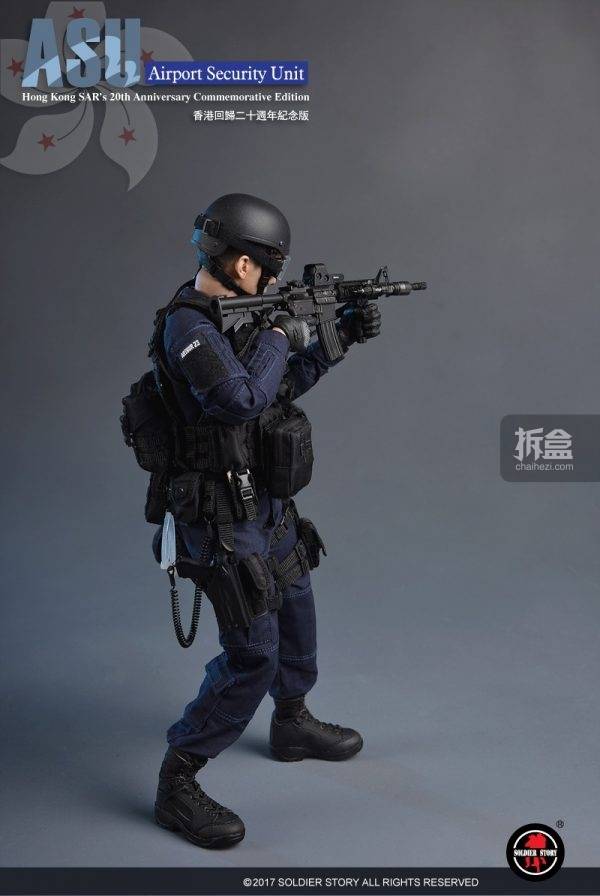 soldierstory 1/6 香港机场特警队asu【香港回归20周年纪念版】